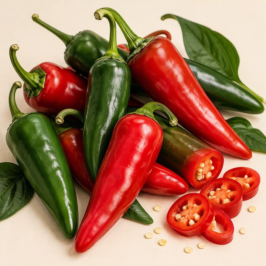 Fresno chili peppers